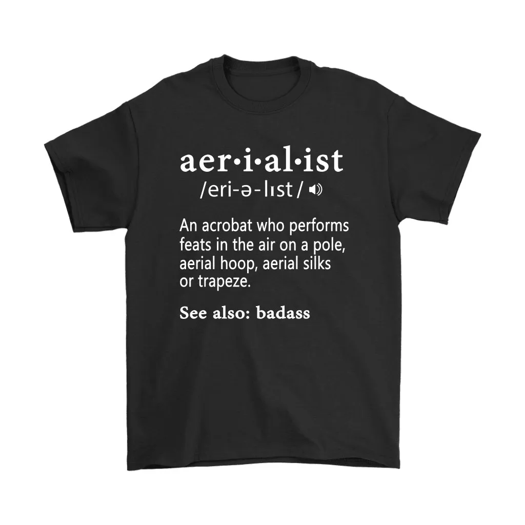 An Acrobat Who Performs Feats In The Air Aerialist Definition Unisex T-Shirt, Hoodie, Sweatshirt