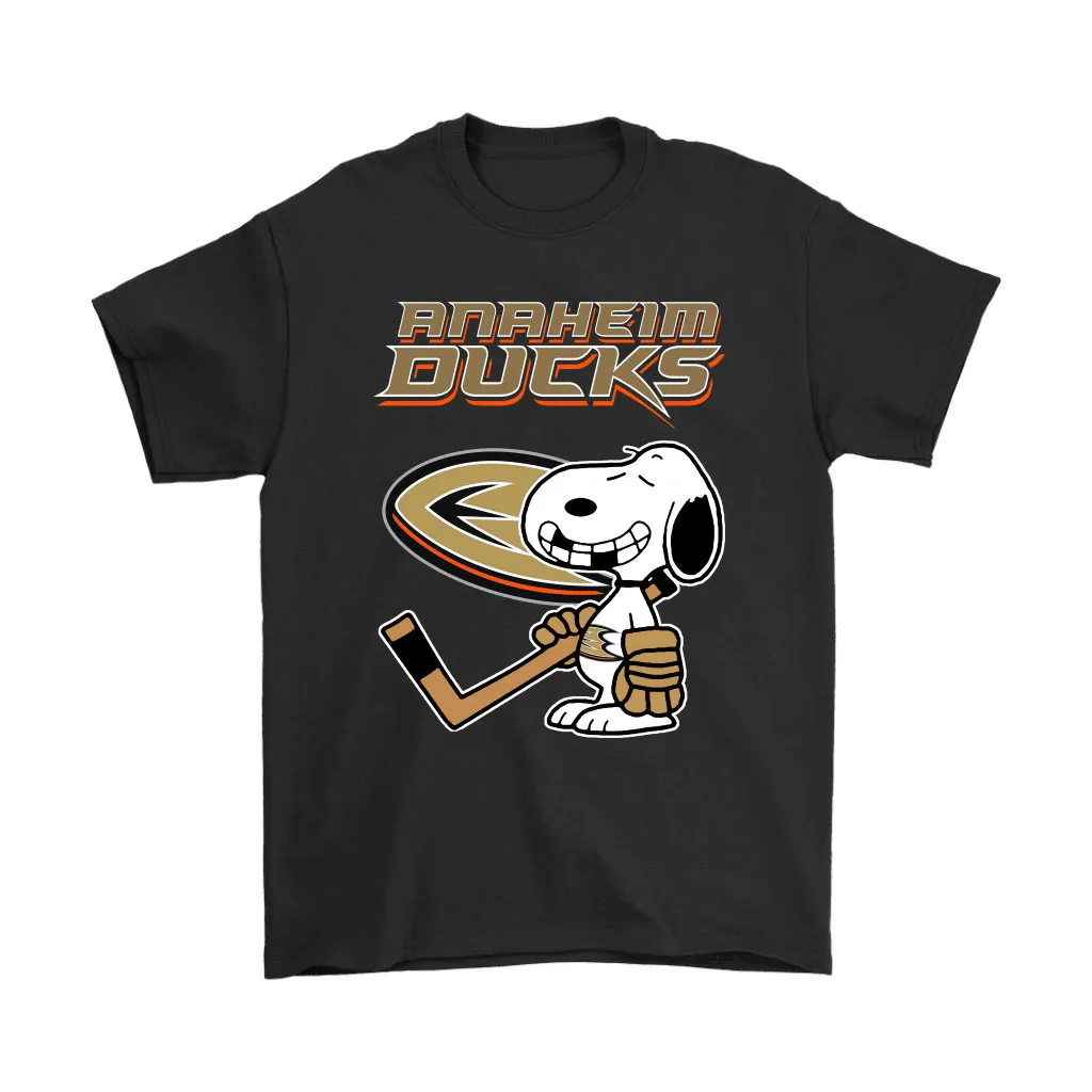 Anaheim Ducks Ice Hockey Broken Teeth Snoopy Nhl Unisex T-Shirt, Hoodie, Sweatshirt