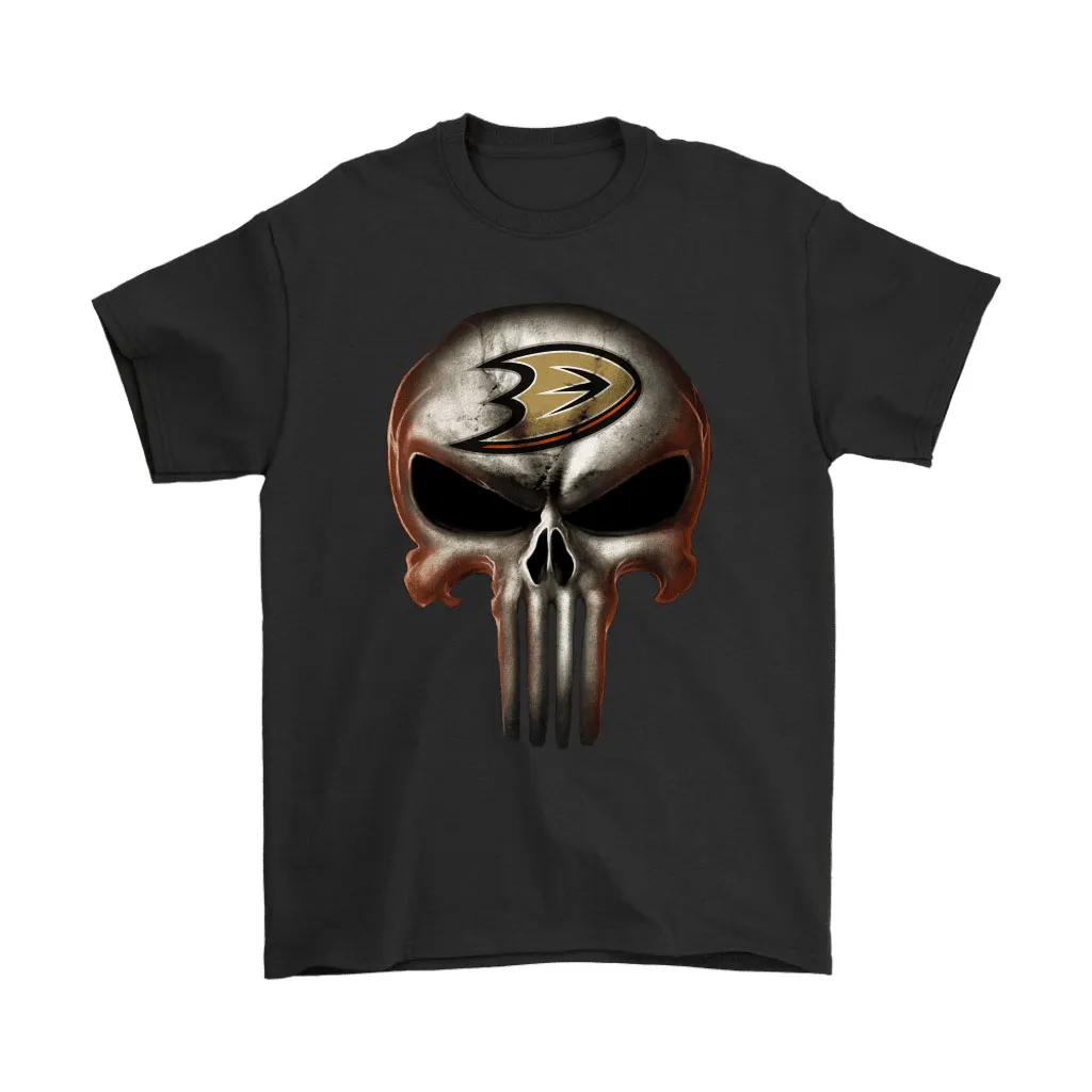 Anaheim Ducks The Punisher Mashup Ice Hockey Unisex T-Shirt, Hoodie, Sweatshirt