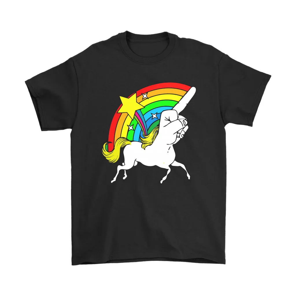 Angry Unicorn Fabulous Middle Finger Head Unisex T-Shirt, Hoodie, Sweatshirt