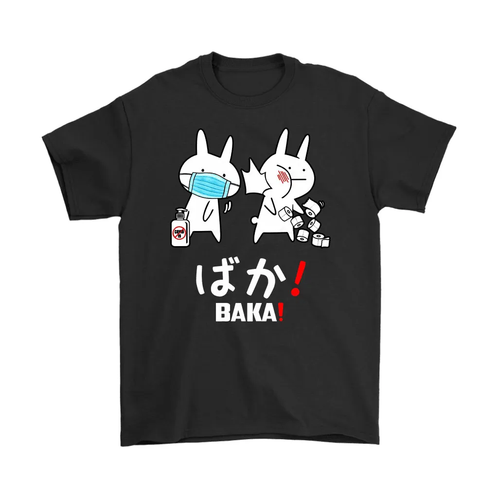 Anime Baka Rabbit Slap Mask Stay Safe Covid-19 Unisex T-Shirt, Hoodie, Sweatshirt