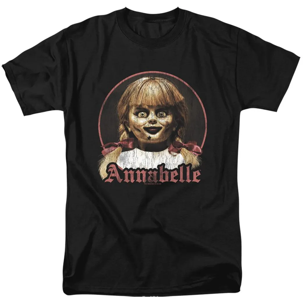 Annabelle Annabelle Portrait Mens T Shirt Black