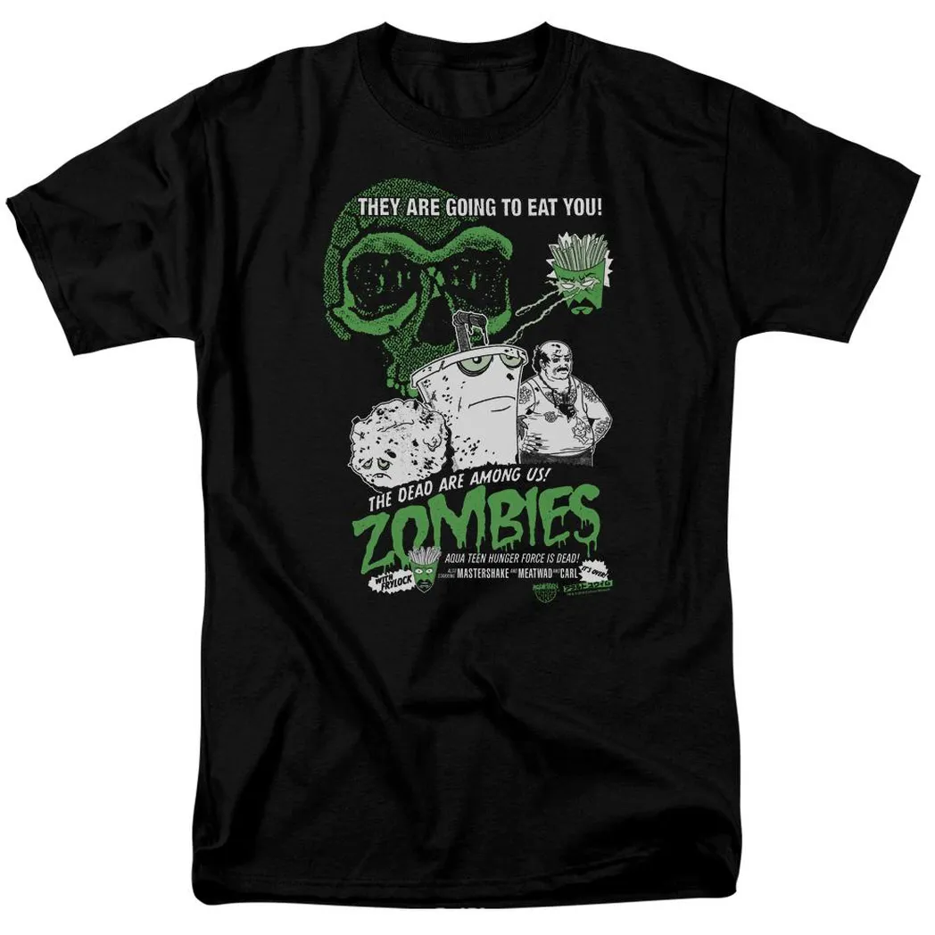 Aqua Teen Hunger Force Zombies Mens T Shirt Black