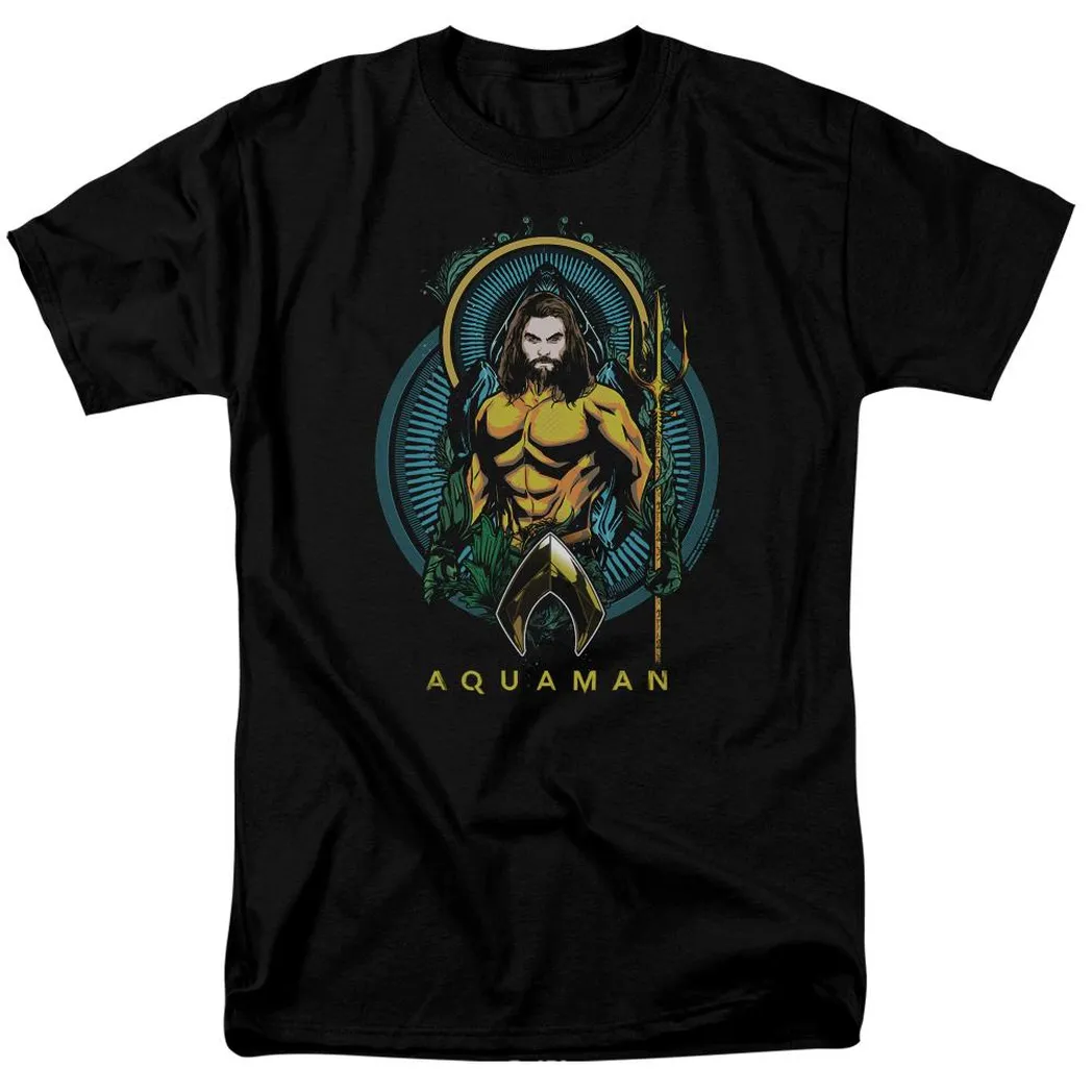 Aquaman Movie Aqua Nouveau Mens T Shirt Black