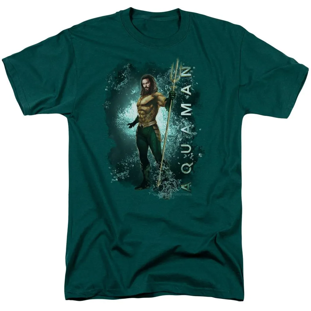 Aquaman Movie Marine Life Mens T Shirt Hunter Green