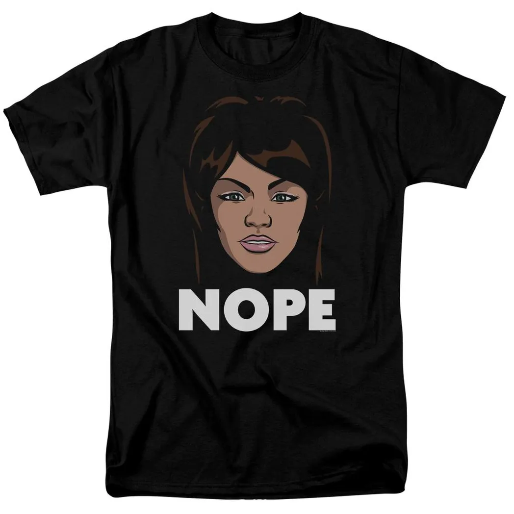 Archer Lana Nope Mens T Shirt Black