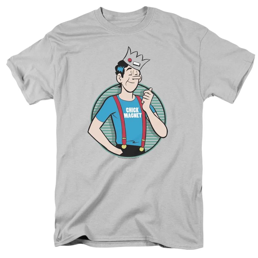 Archie Comics Chick Magnet Mens T Shirt Silver