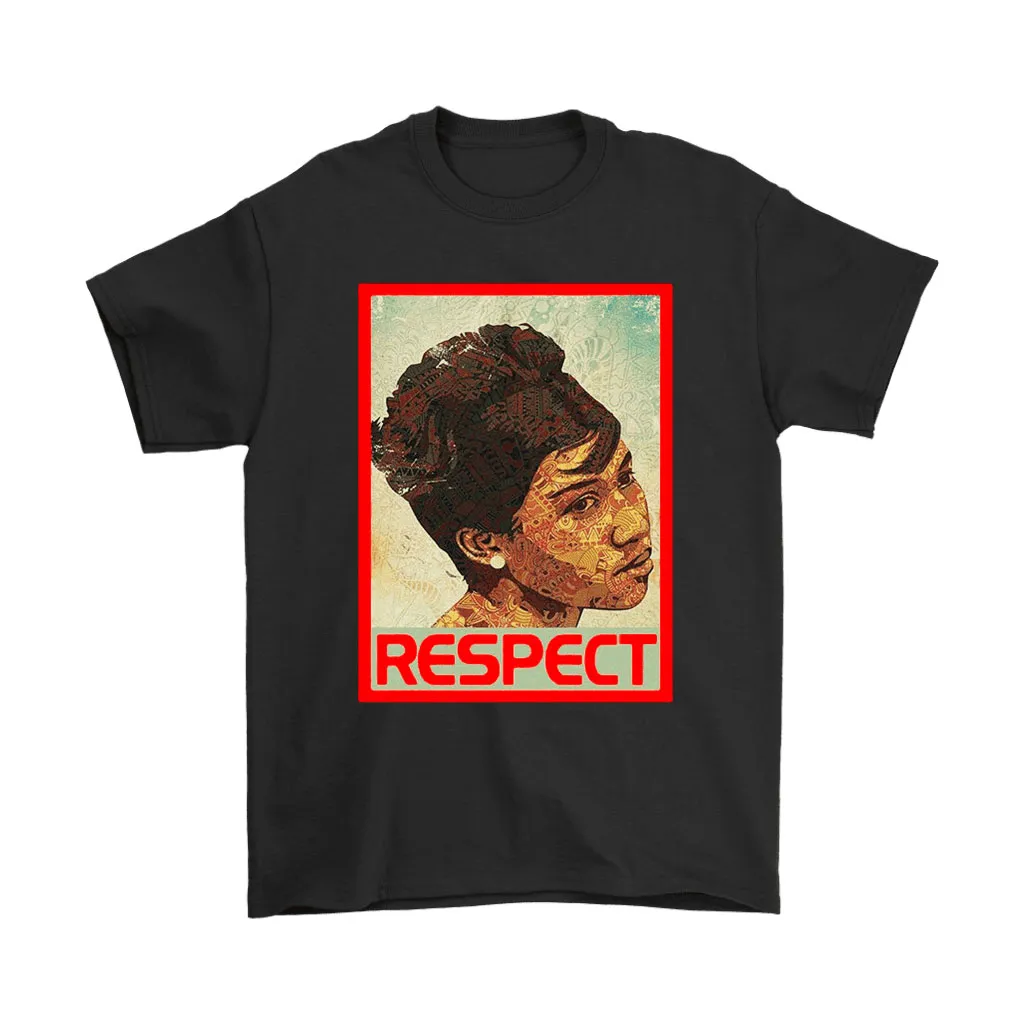 Aretha The Queen Of Soul Respect Aretha Franklin Unisex T-Shirt, Hoodie, Sweatshirt