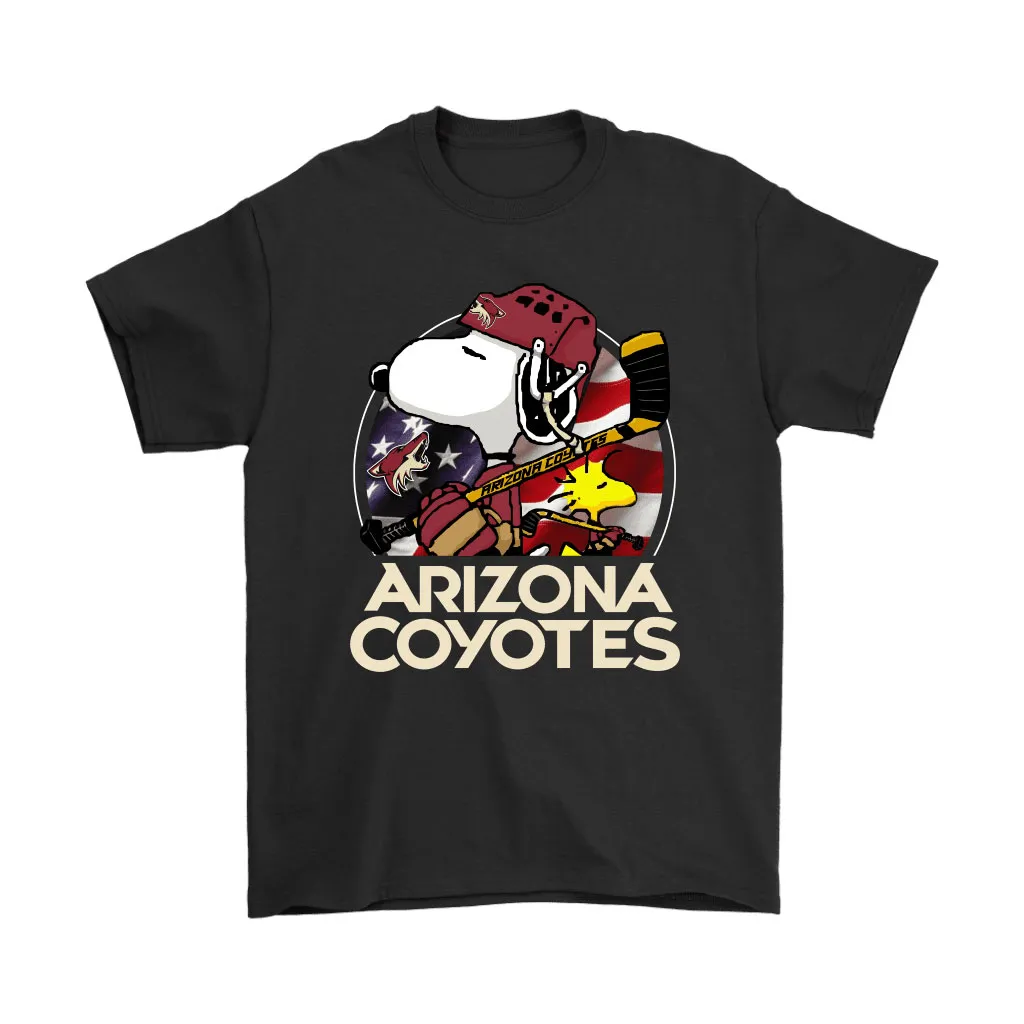 Arizona Coyotes Ice Hockey Snoopy And Woodstock Nhl Unisex T-Shirt, Hoodie, Sweatshirt