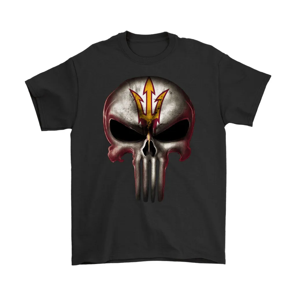 Arizona State Sun Devils The Punisher Mashup Ncaa Football Unisex T-Shirt, Hoodie, Sweatshirt