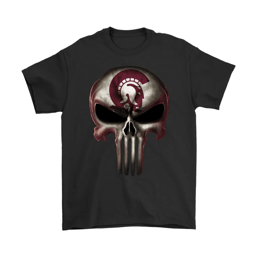 Arkansas Little Rock Trojans The Punisher Mashup Ncaa Football Unisex T-Shirt, Hoodie, Sweatshirt