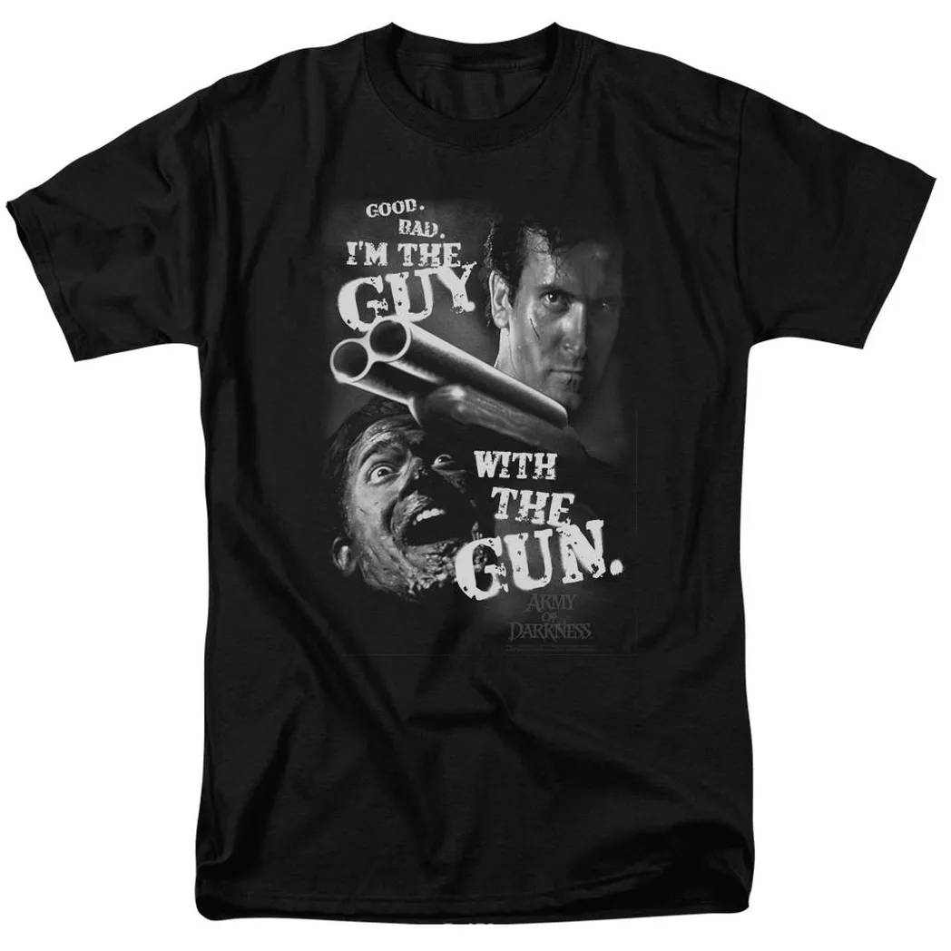 Army Of Darkness Guy With The Gun Mens T Shirt Black