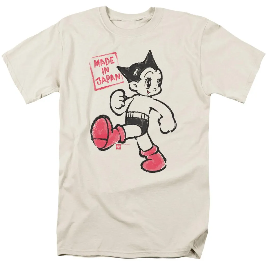 Astro Boy Made In Japan Mens T Shirt Cream