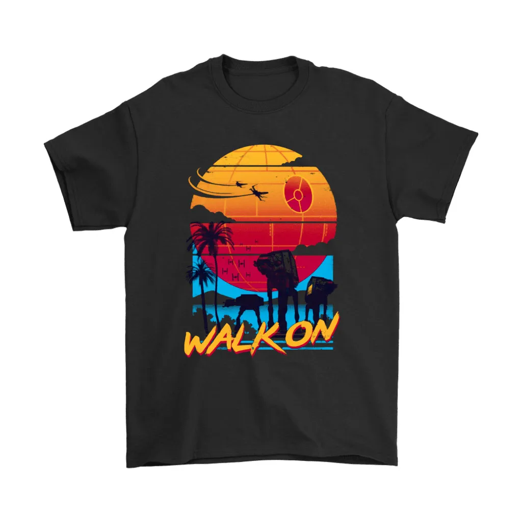 At-at Walk On Star Wars Retro Unisex T-Shirt, Hoodie, Sweatshirt