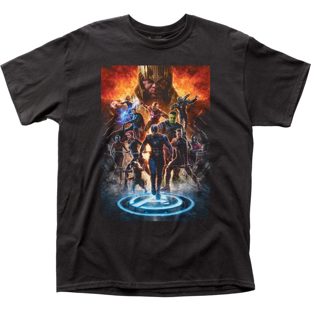 Avengers End Game Poster Mens T Shirt Black