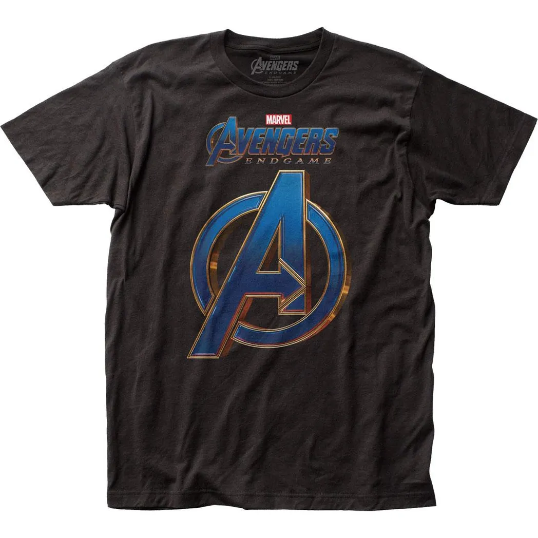 Avengers Endgame Logo Mens T Shirt Black