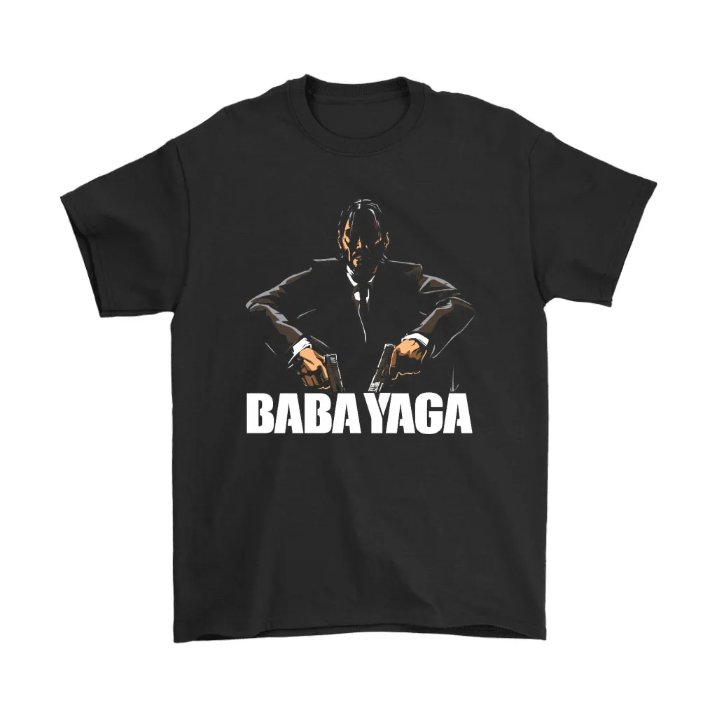 Baba Yaga Dual Gun John Wick In The Dark Unisex T-Shirt, Hoodie, Sweatshirt