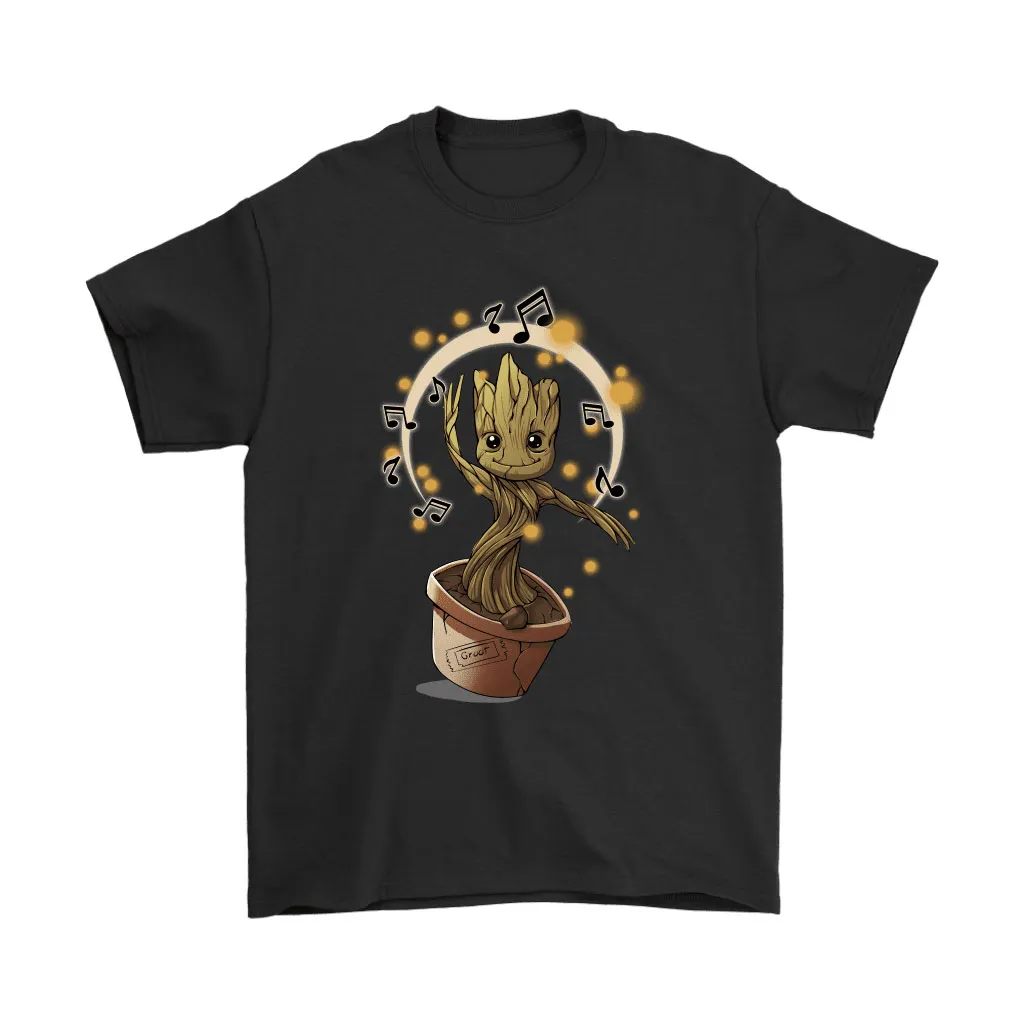 Baby Groot Dancing To Music Guardians Of The Galaxy Unisex T-Shirt, Hoodie, Sweatshirt