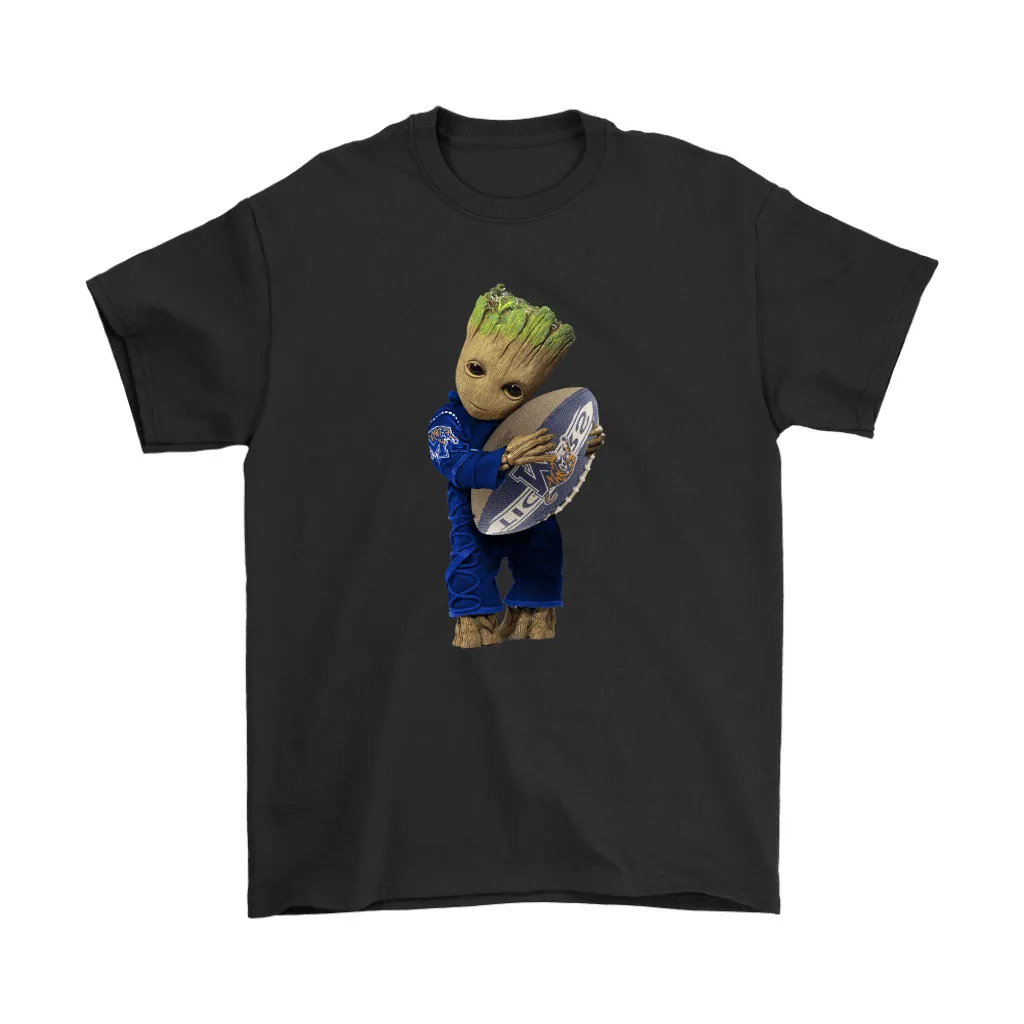 Baby Groot Hugs The Memphis Tigers Football Ncaa Unisex T-Shirt, Hoodie, Sweatshirt