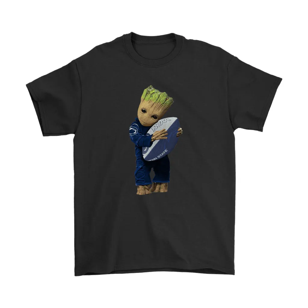 Baby Groot Hugs The Penn State Nittany Lions Football Ncaa Unisex T-Shirt, Hoodie, Sweatshirt