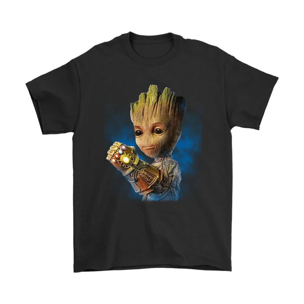 Baby Groot With The Infinity Gauntlet Avengers Endgame Unisex T-Shirt, Hoodie, Sweatshirt