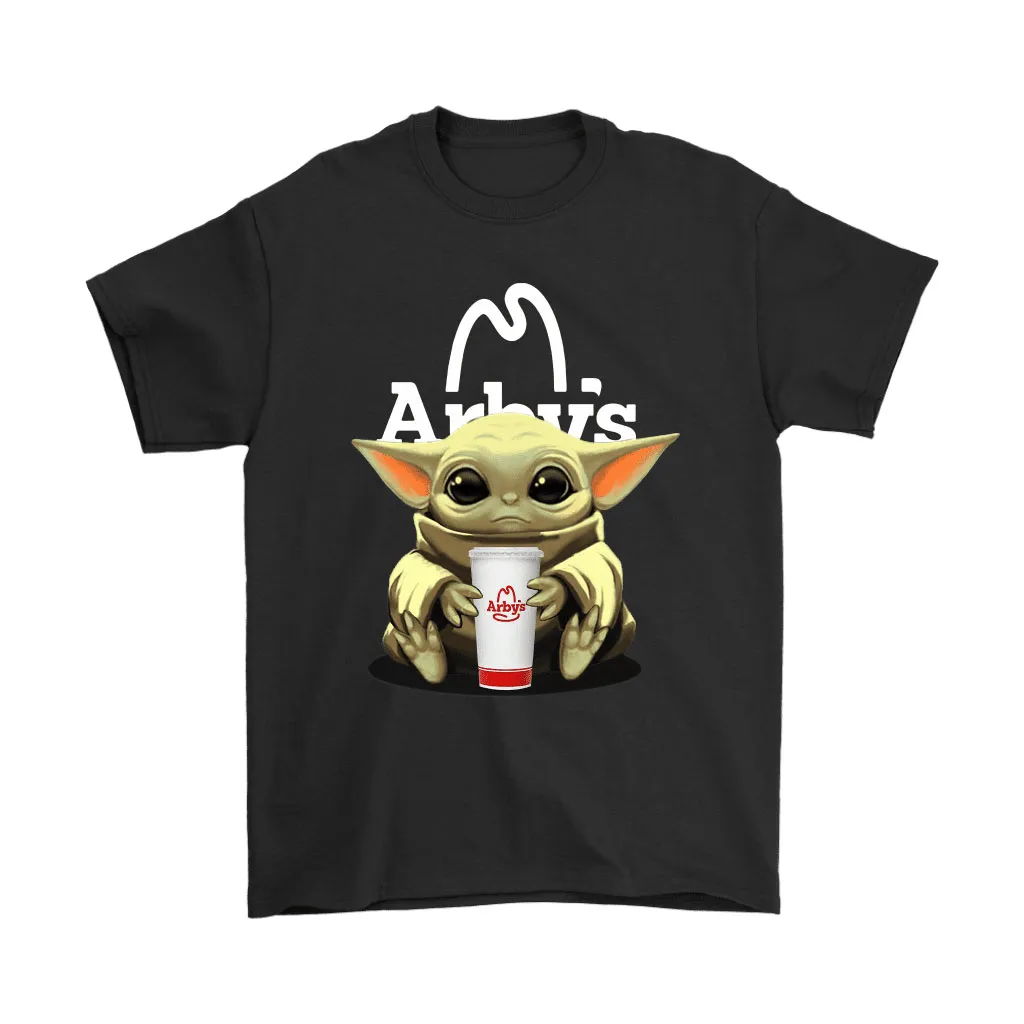 Baby Yoda Hugs Arbys Cup Star Wars Unisex T-Shirt, Hoodie, Sweatshirt