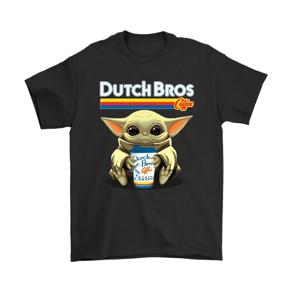 Baby Yoda Hugs Dutch Bros Coffee Star Wars Unisex T-Shirt, Hoodie, Sweatshirt