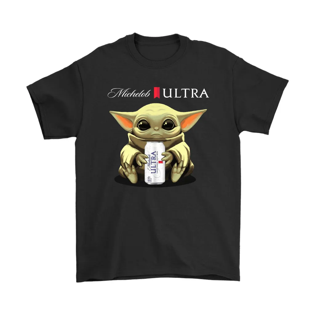 Baby Yoda Hugs Michelob Ultra Beer Star Wars Unisex T-Shirt, Hoodie, Sweatshirt