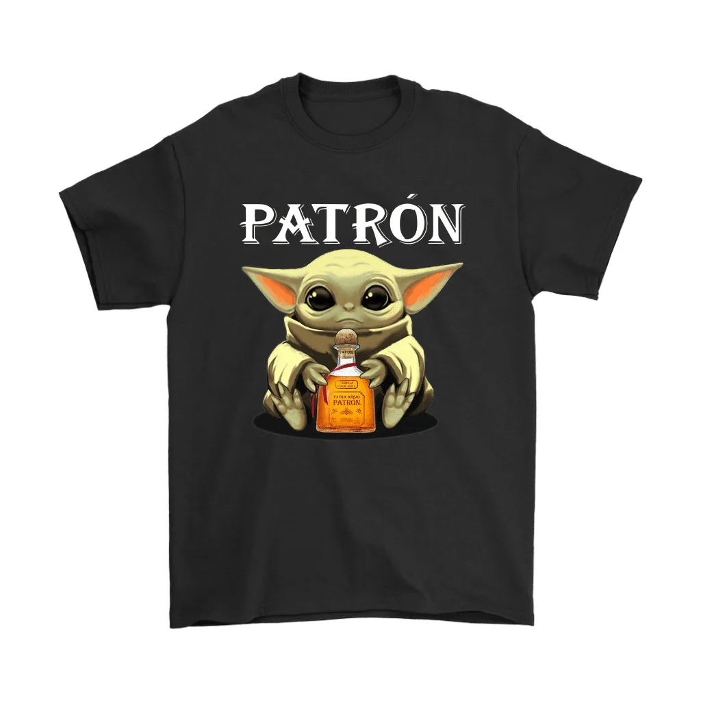 Baby Yoda Hugs Patron Bottle Star Wars Unisex T-Shirt, Hoodie, Sweatshirt