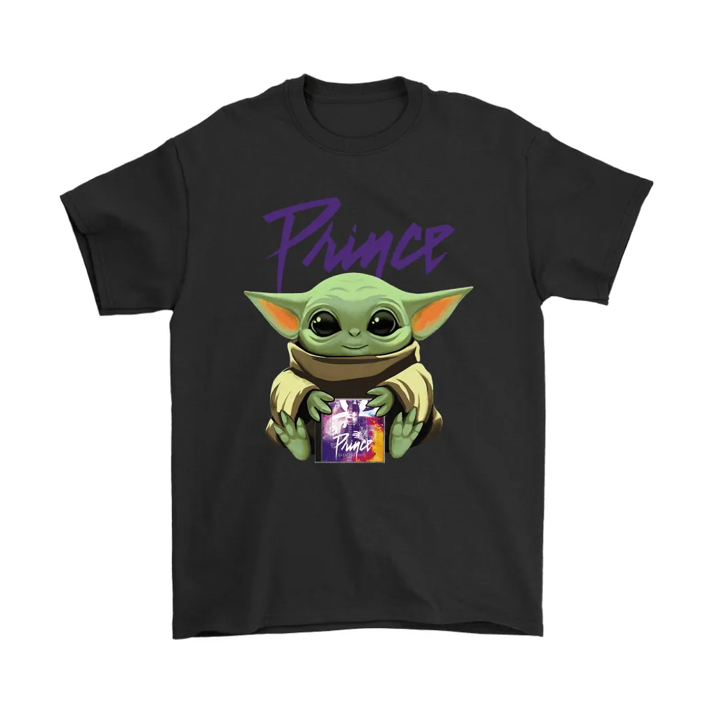 Baby Yoda Hugs Prince Album Star Wars Unisex T-Shirt, Hoodie, Sweatshirt