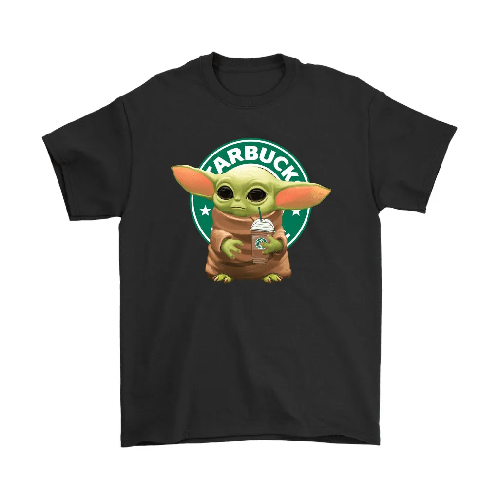 Baby Yoda Loves His Starbucks Unisex T-Shirt, Hoodie, Sweatshirt