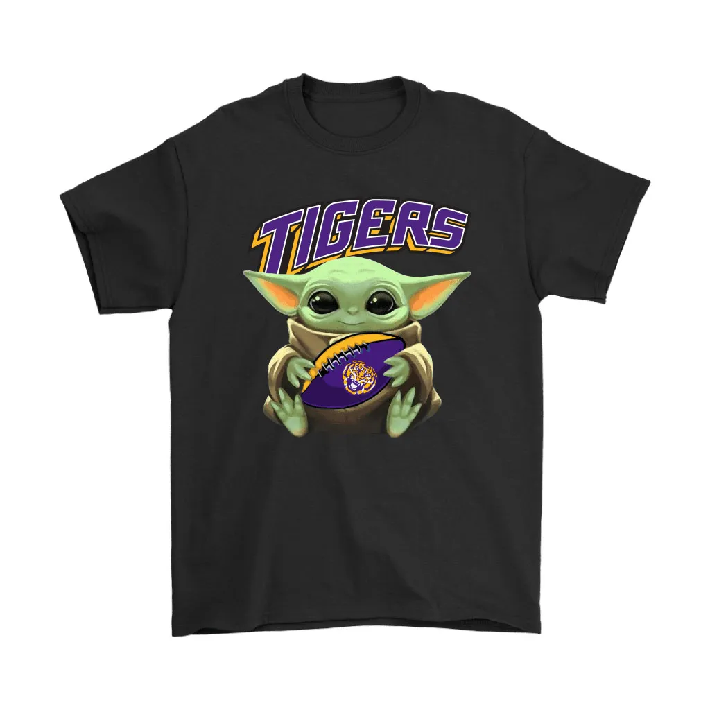 Baby Yoda Loves The Lsu Tigers Star Wars Ncaa Unisex T-Shirt, Hoodie, Sweatshirt