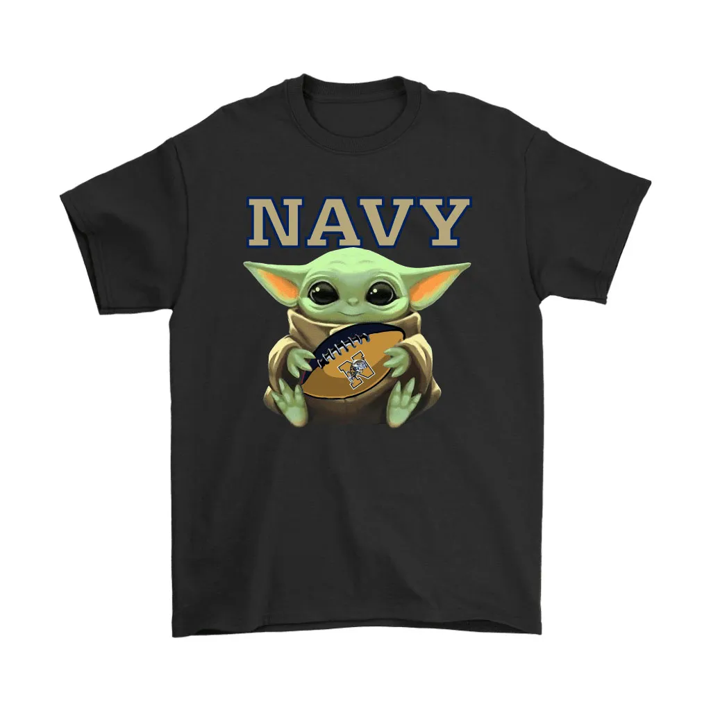 Baby Yoda Loves The Navy Midshipmen Star Wars Ncaa Unisex T-Shirt, Hoodie, Sweatshirt