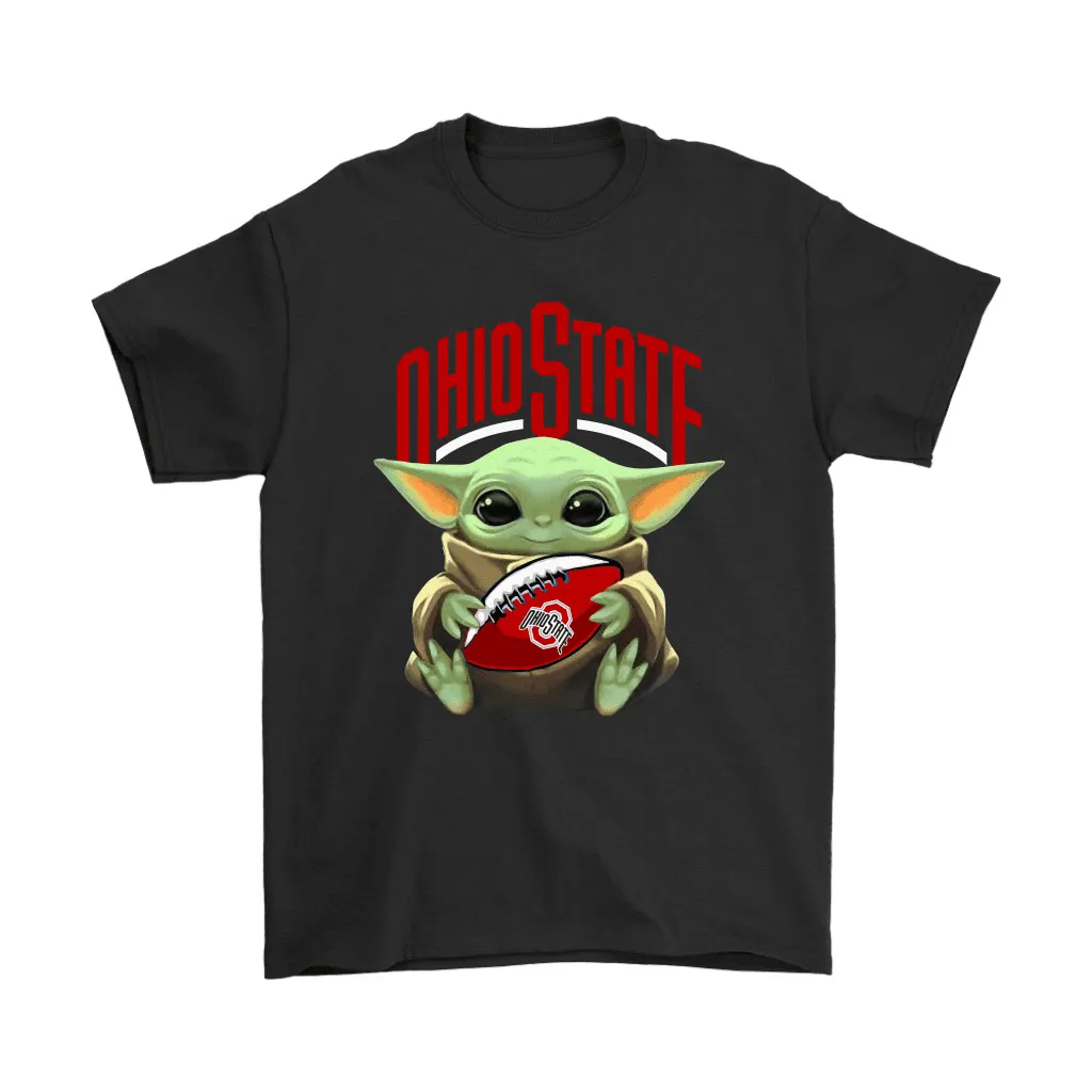 Baby Yoda Loves The Ohio State Buckeyes Star Wars Ncaa Unisex T-Shirt, Hoodie, Sweatshirt