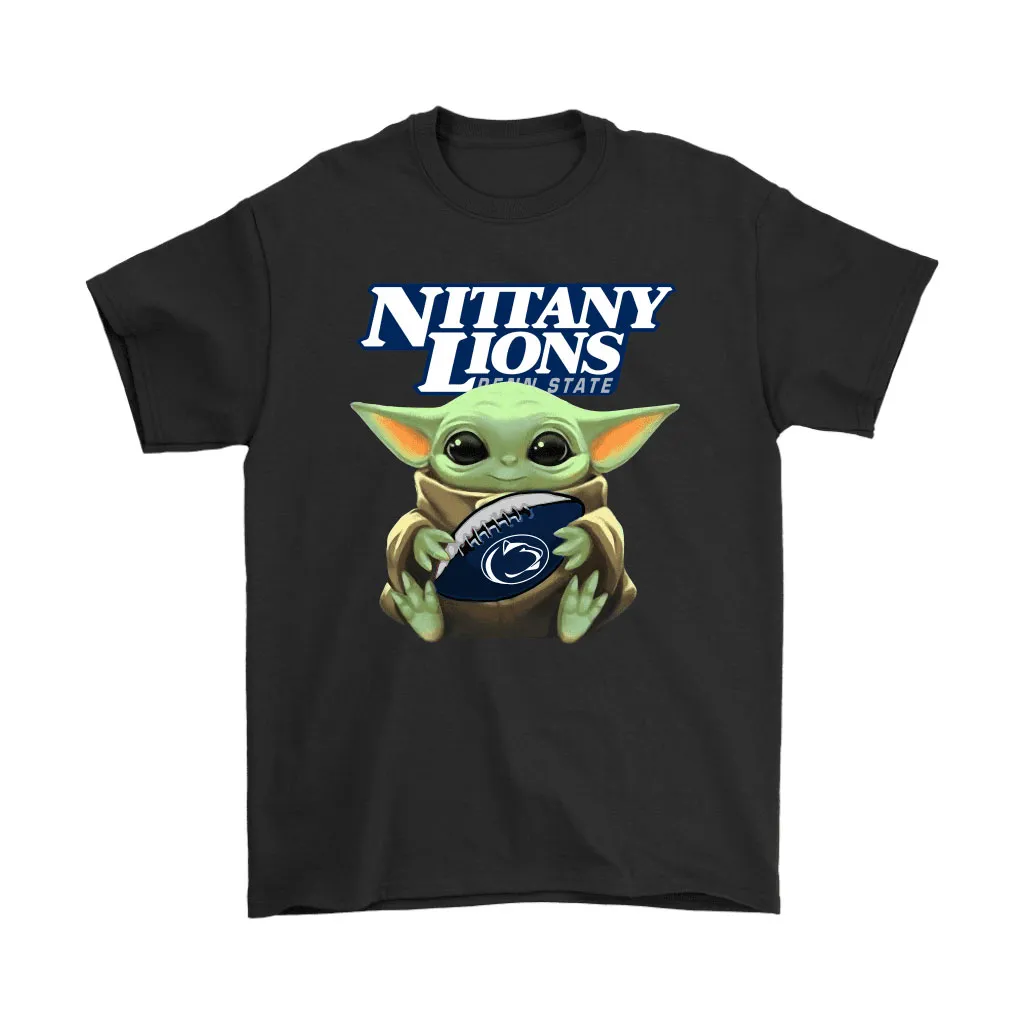 Baby Yoda Loves The Penn State Nittany Lions Star Wars Ncaa Unisex T-Shirt, Hoodie, Sweatshirt