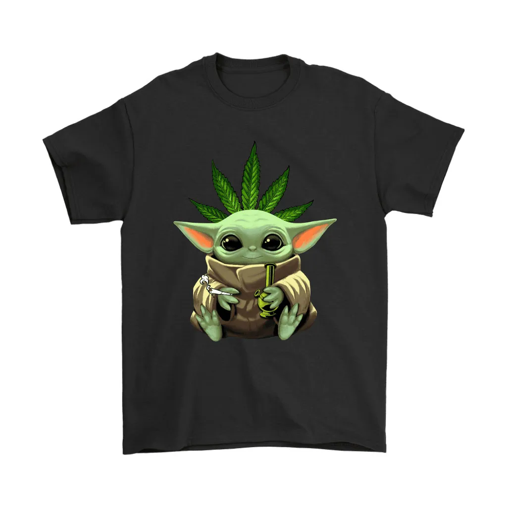 Baby Yoda Smokes Weed Star Wars Unisex T-Shirt, Hoodie, Sweatshirt