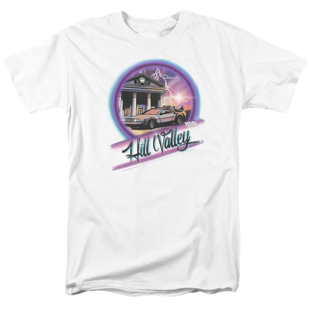 Back To The Future Ride Mens T Shirt White