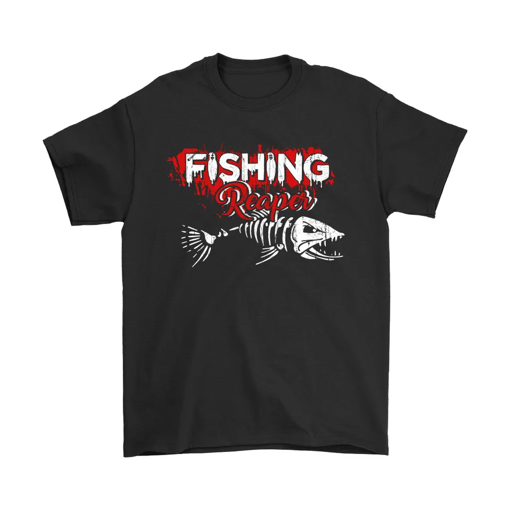 Badass Fishing Reaper Bone Unisex T-Shirt, Hoodie, Sweatshirt