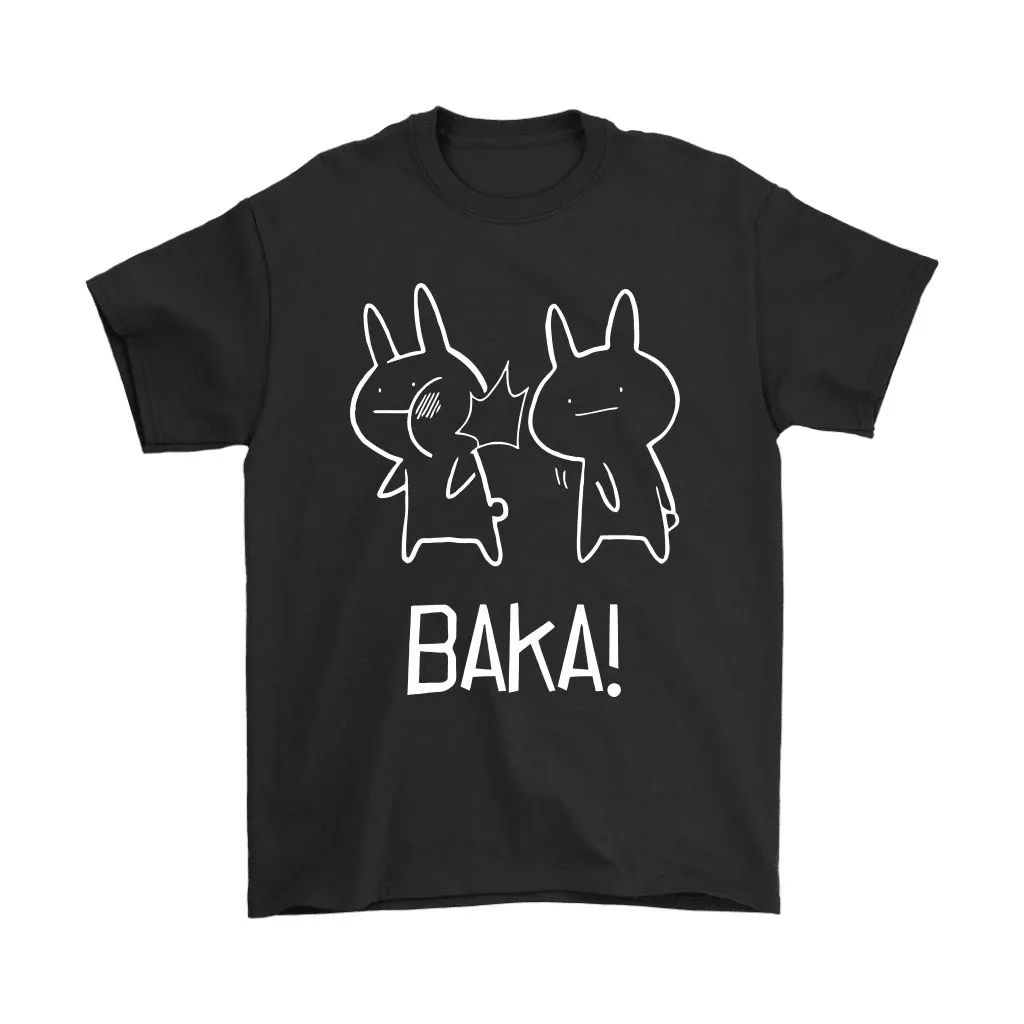 Baka For True Otakus Anime Fans Cute Bunnies Unisex T-Shirt, Hoodie, Sweatshirt