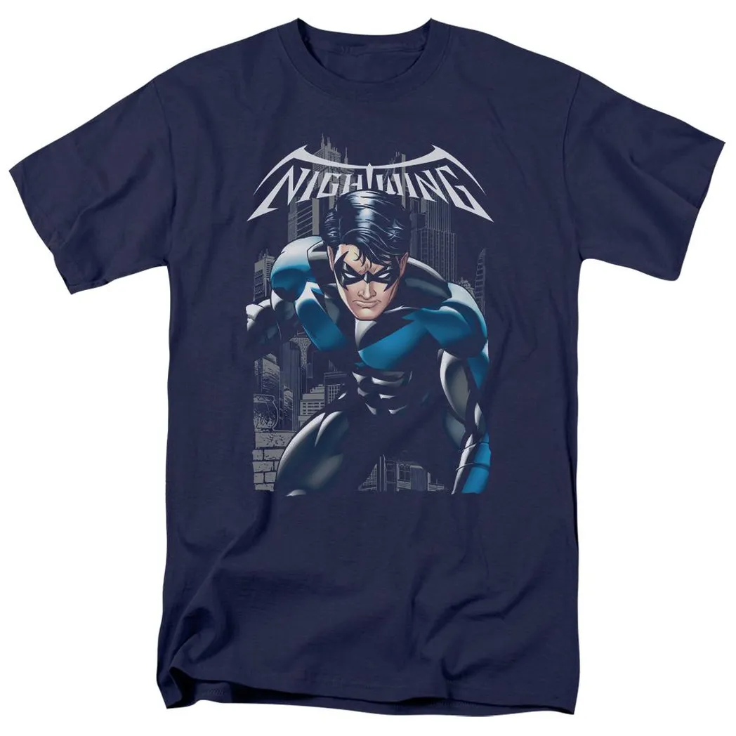 Batman A Legacy Mens T Shirt Navy Blue