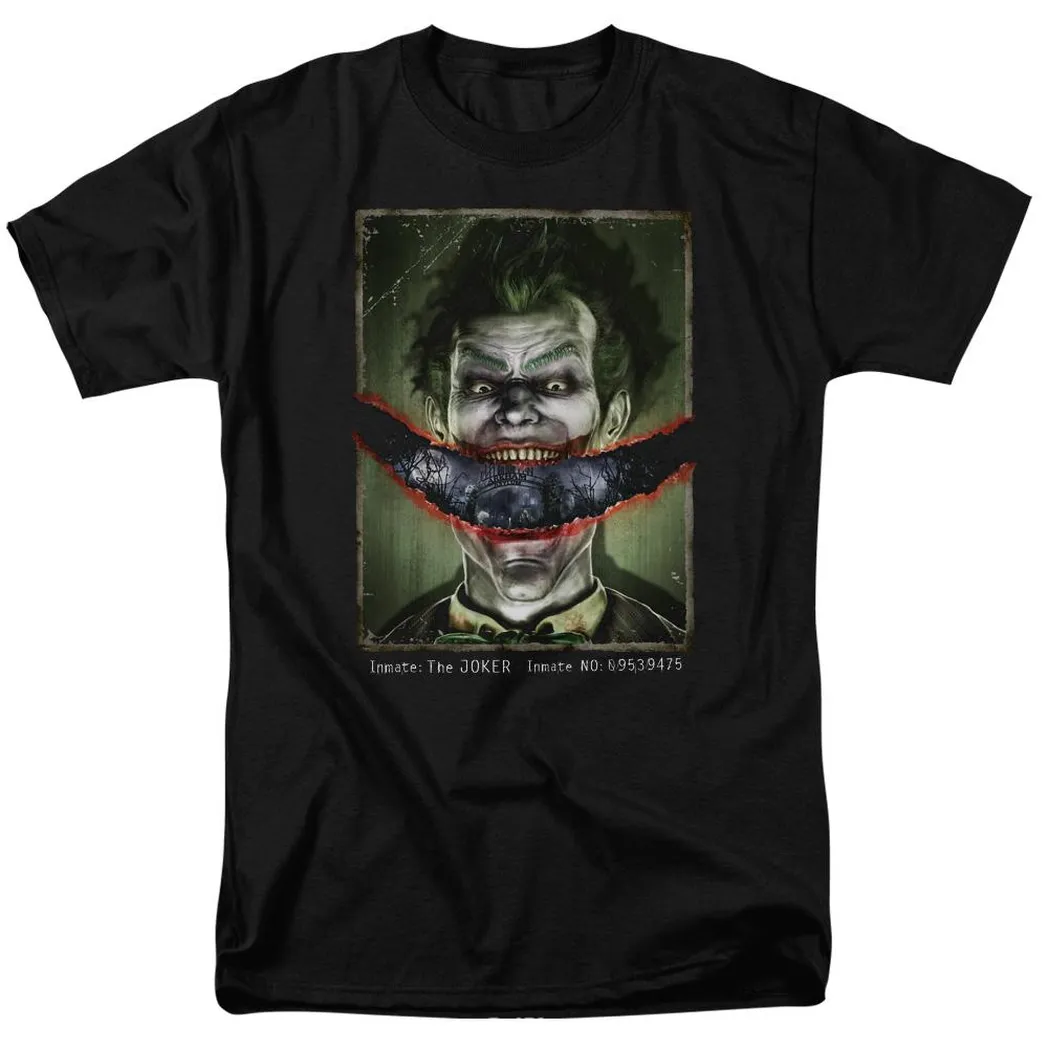 Batman Aa Split Lip Mens T Shirt Black