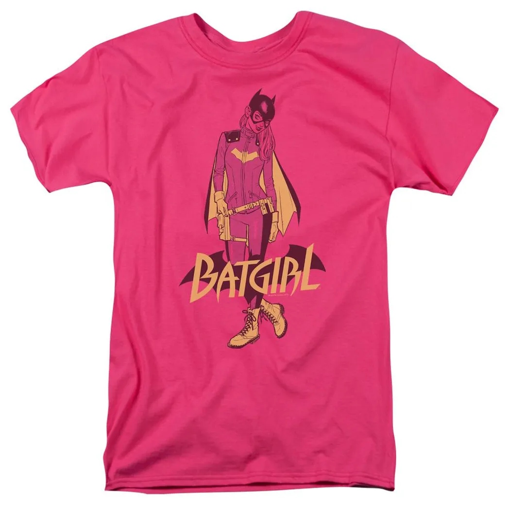 Batman All New Batgirl Mens T Shirt Hot Pink