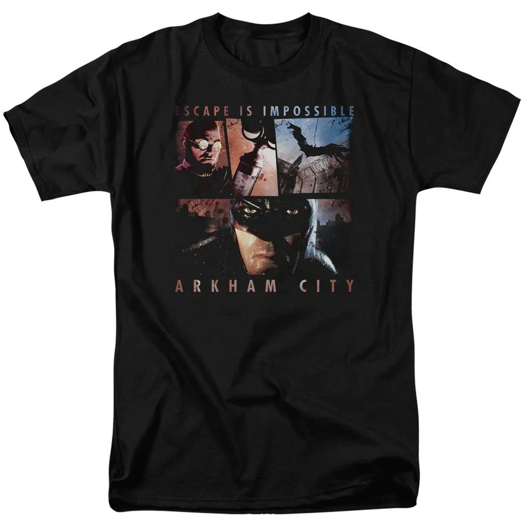 Batman Arkham City Escape Is Impossible Mens T Shirt Black