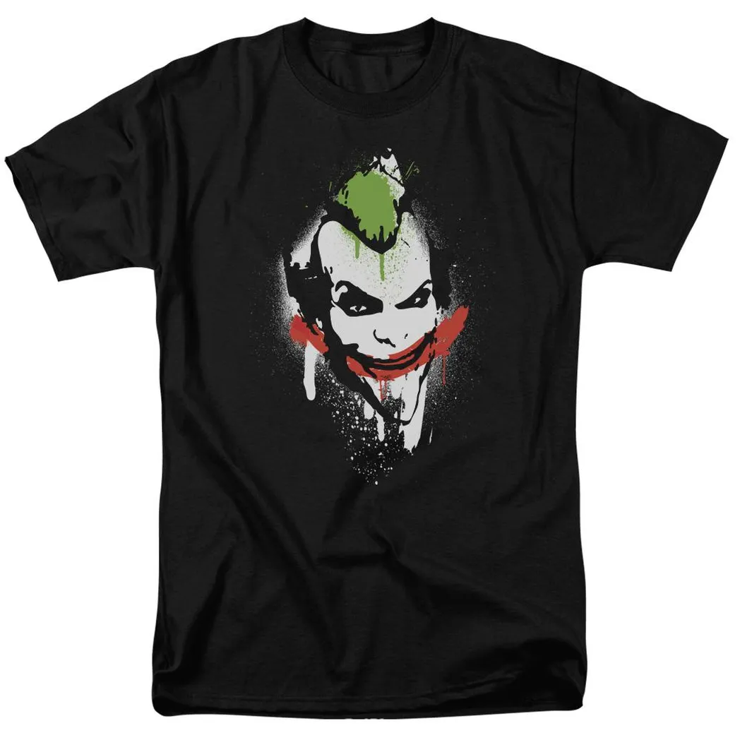 Batman Arkham City Spraypaint Ile Mens T Shirt Black