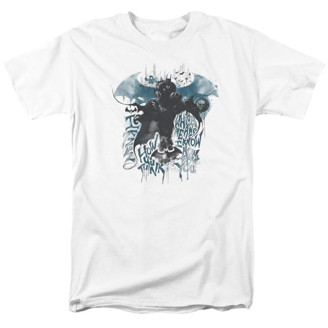 Batman Arkham Knight I Know Mens T Shirt White