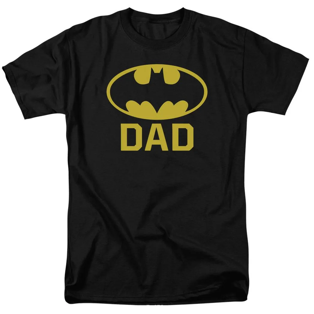 Batman Bat Dad Mens T Shirt Black