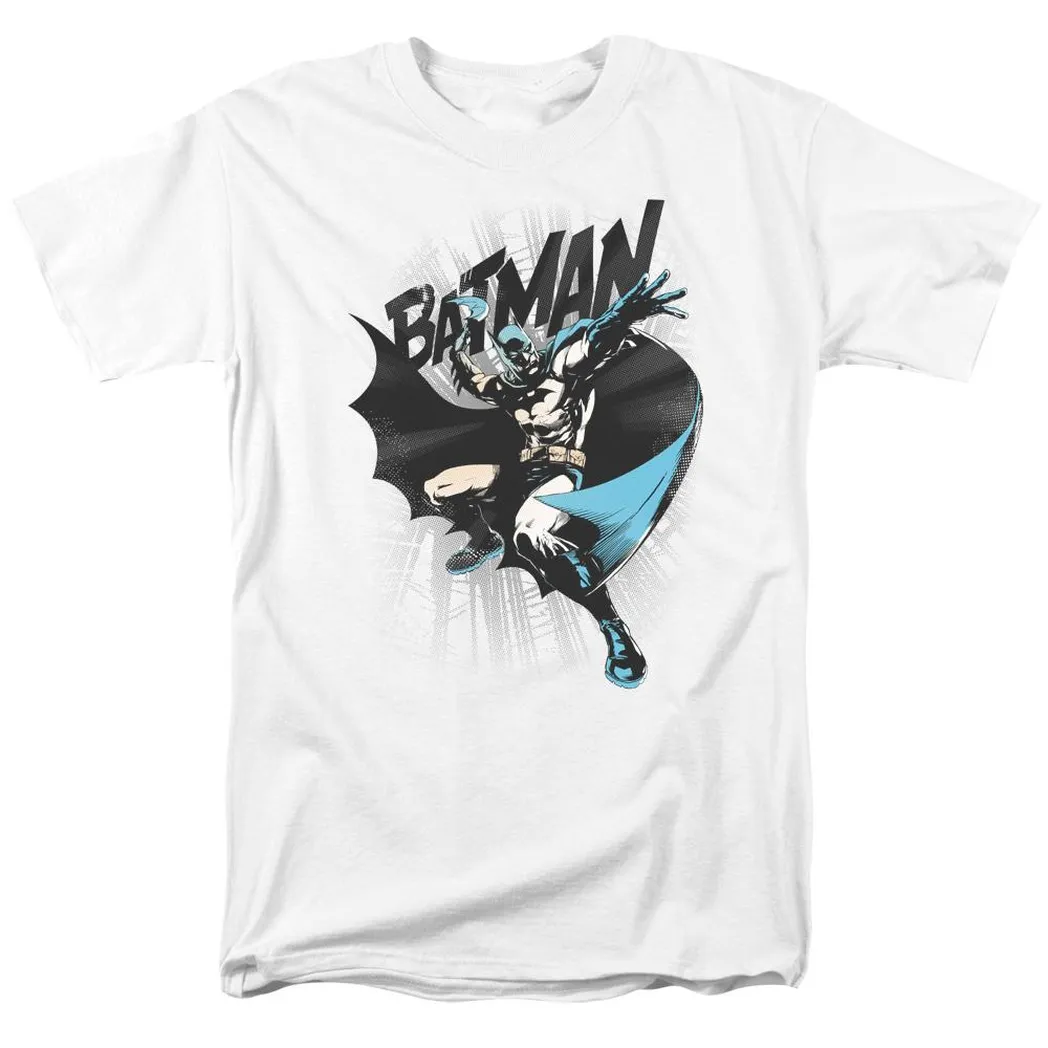 Batman Batarang Throw Mens T Shirt White