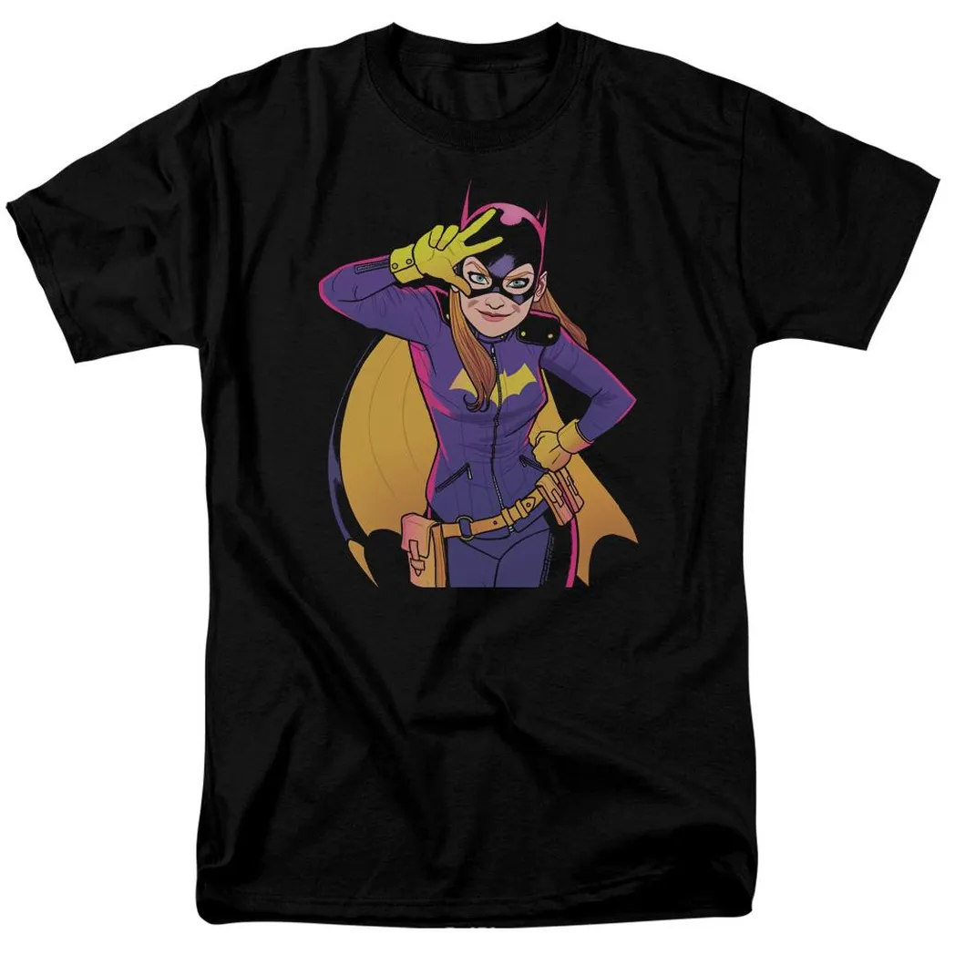 Batman Batgirl Moves Mens T Shirt Black