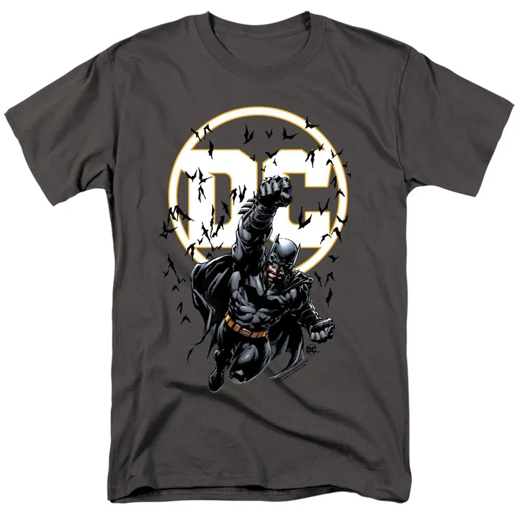 Batman Batman Dc Mens T Shirt Charcoal