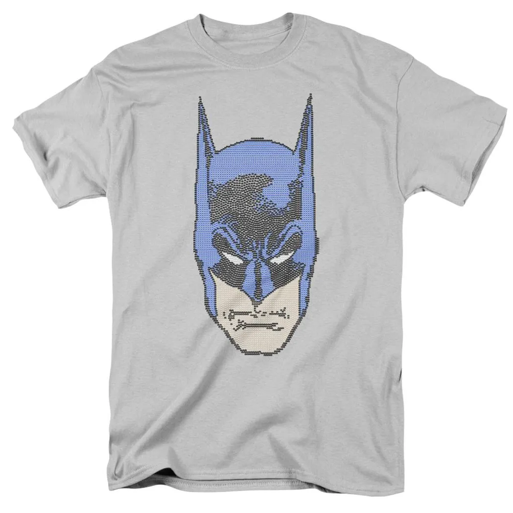 Batman Bitman Mens T Shirt Silver